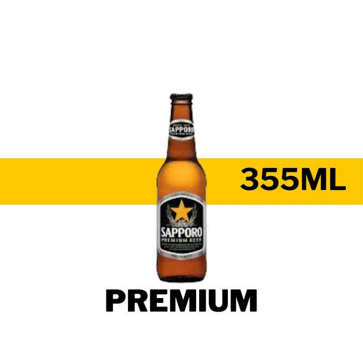CERVEZA IMP SAPPORO PREMIUM 355 ML - BOTELLA
