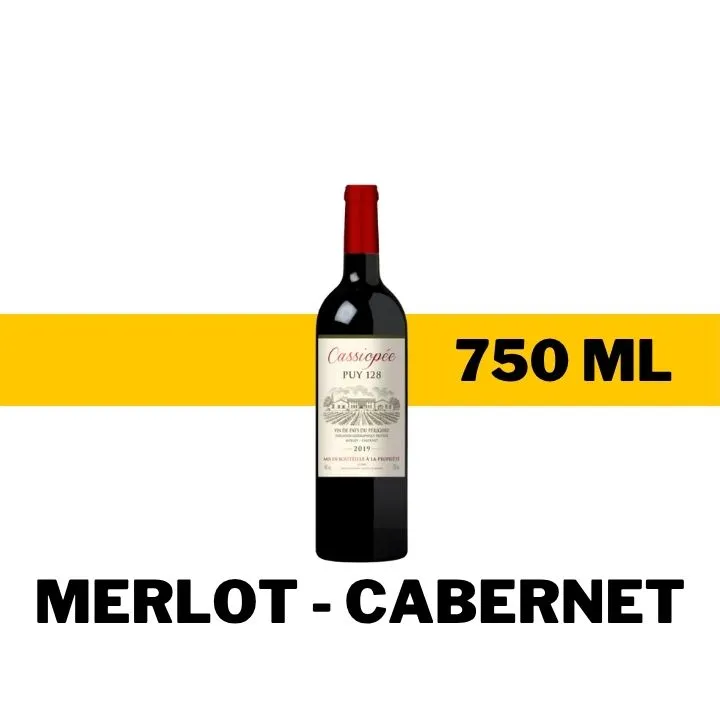 V.T.F. CASSIOPPÉ PUY 128 MERLOT-CABERNET 750 ML
