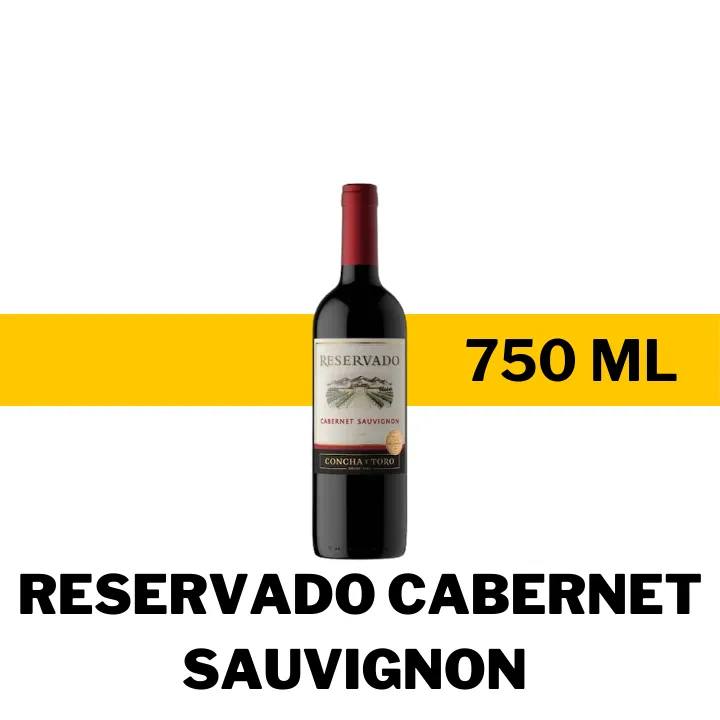 V.T.C. CONCHA Y TORO RESERVADO CABERNET SAUVIGNON 750 ML