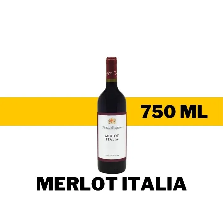 V.T.I. GAETANO D´AQUINO MERLOT ITALIA 750 ML