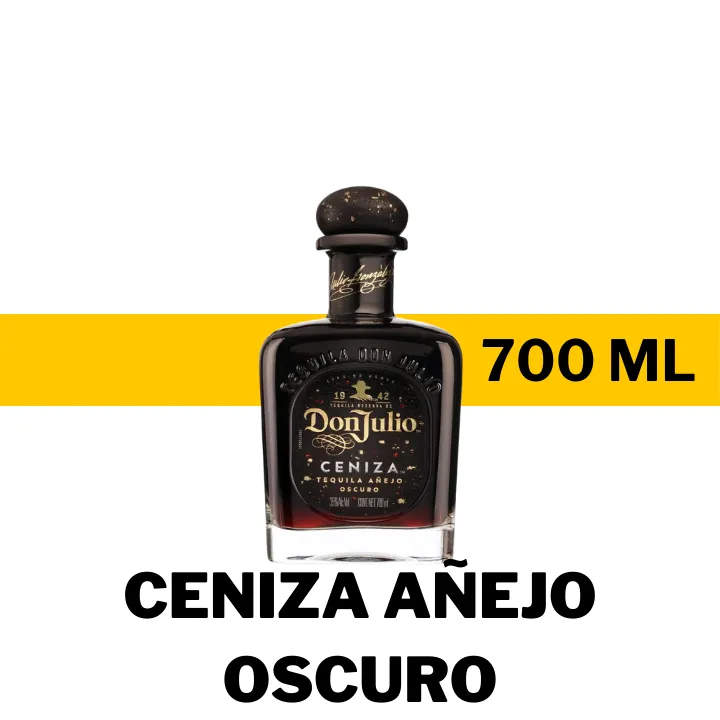 TEQUILA DON JULIO CENIZA AÑEJO OSCURO 700 ML 