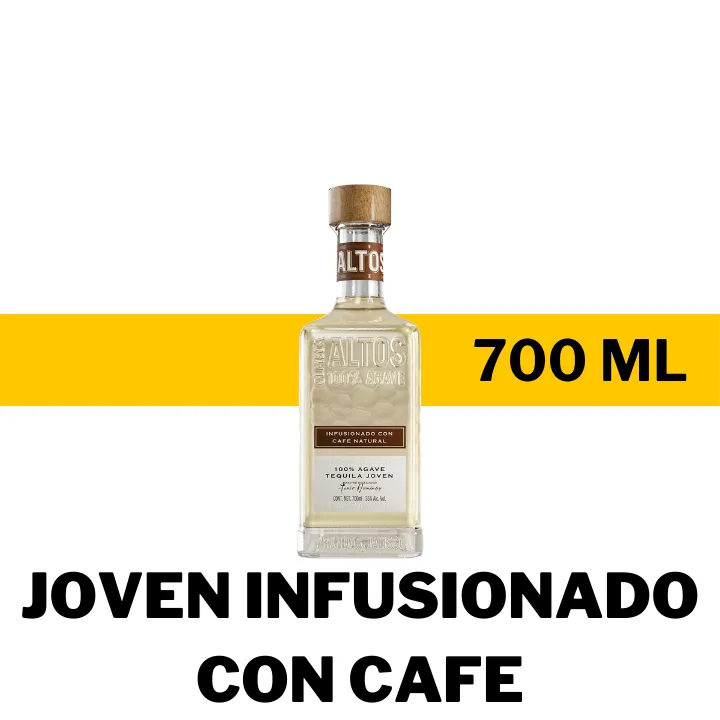TEQUILA ALTOS JOVEN INFUSIONADO CON CAFE 700 ML