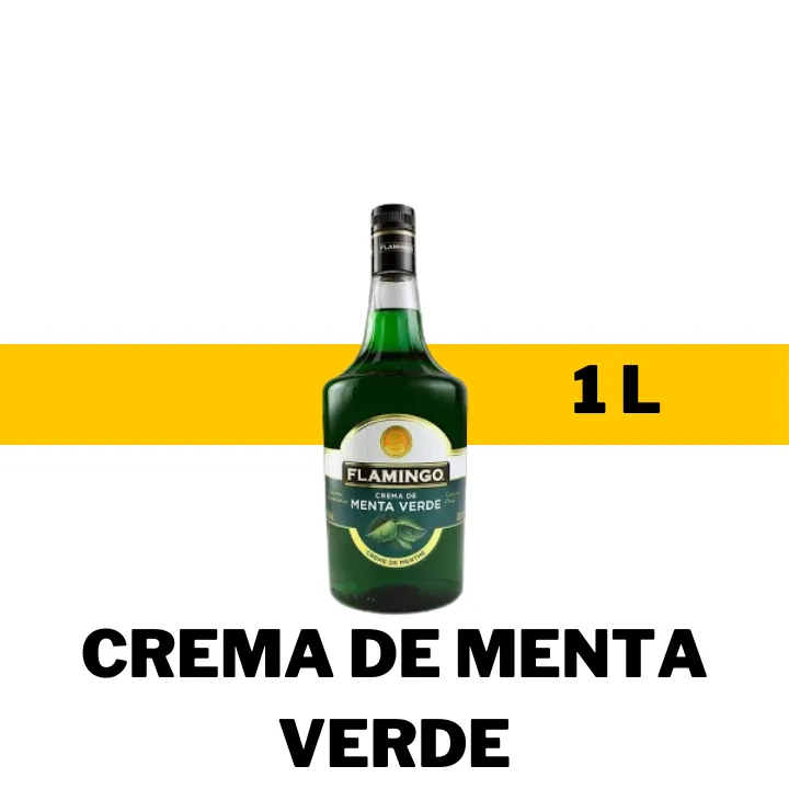 LICOR FLAMINGO CREMA DE MENT VERDE 1 L
