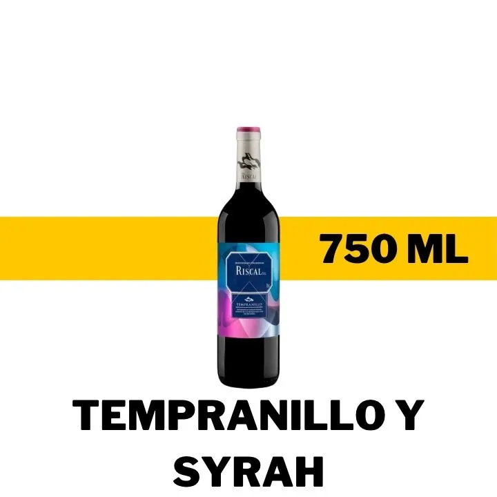 V.T.E. MARQUES DE RISCAL S.L. TEMPRANILLO Y SYRAH 750 ML
