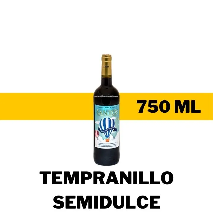 V.T.E. LOS SANTOS TEMPRANILLO SEMIDULCE 750 ML