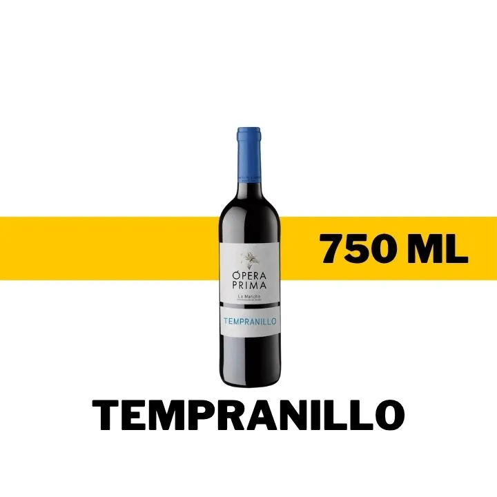 V.T.E. OPERA PRIMA TEMPRANILLO 750 ML