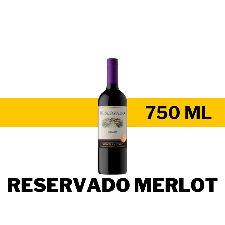V.T.C. CONCHA Y TORO RESERVADO MERLOT 750 ML