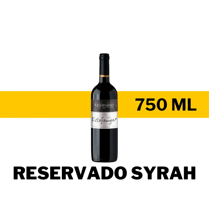V.T.C. VIÑA ESTEFANYA RESERVADO SYRAH 750 ML