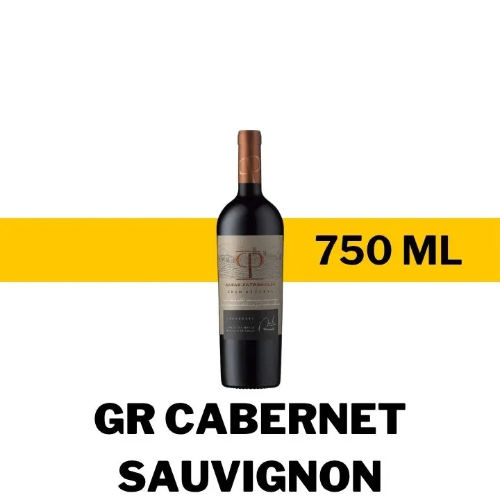 V.T.C. CASAS PATRONALES GRAN RESERVA CABERNET SAUVIGNON 750 ML