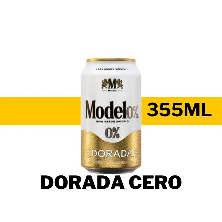CERVEZA MODELO DORADA CERO 355 ML - LATA