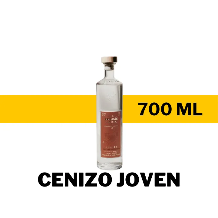 MEZCAL AMARAS LOGIA CENIZO JOVEN 700 ML
