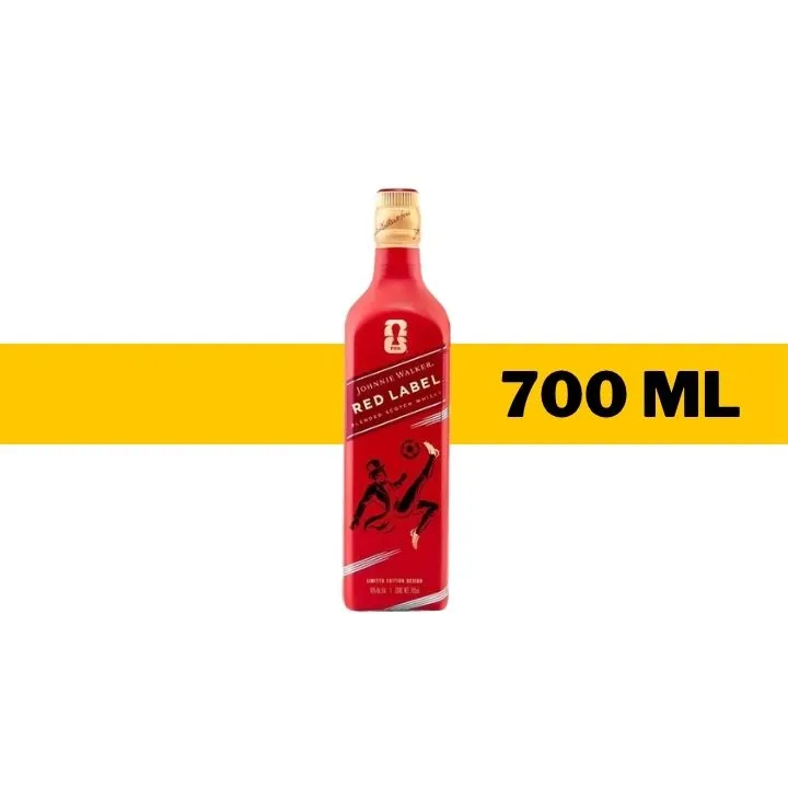 WHISKY JOHNNIE WALKER RED LABEL 700 ML - WORLD CUP EDITION