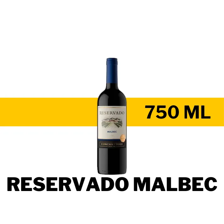 V.T.C. CONCHA Y TORO RESERVADO MALBEC 750 ML