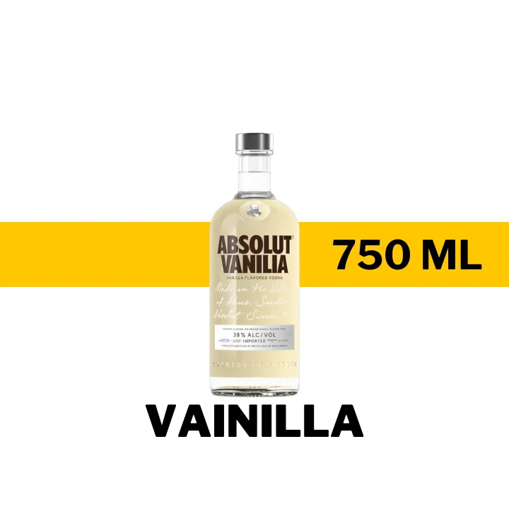 VODKA ABSOLUT VAINILLA 750 ML 
