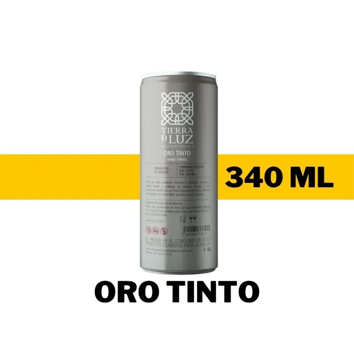 V.T.M. TIERRA DE LUZ ORO TINTO 340 ML - LATA