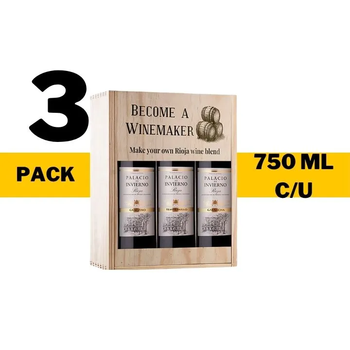V.T.E. PALACIO DE INVIERNO ESTUCHE CON 3 PZS DE 750 ML C/U 