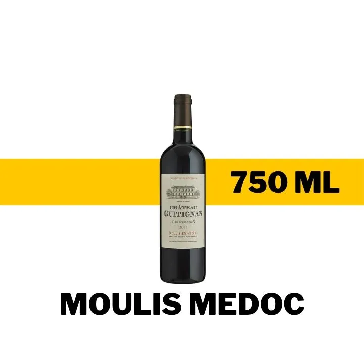 V.T.F. CHATEAU GUITIGNAN AOC MOULIS EN MEDOC 750 ML