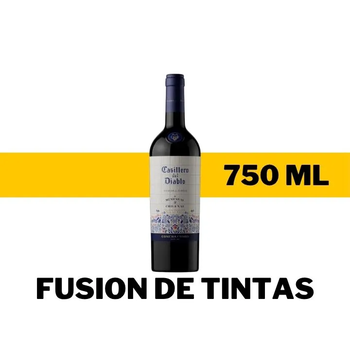 V.T.C CASILLERO DEL DIABLO FUSION DE TINTAS 750 ML
