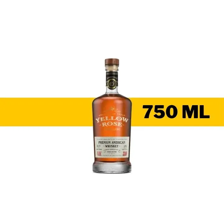 WHISKY YELLOW ROSE 750 ML