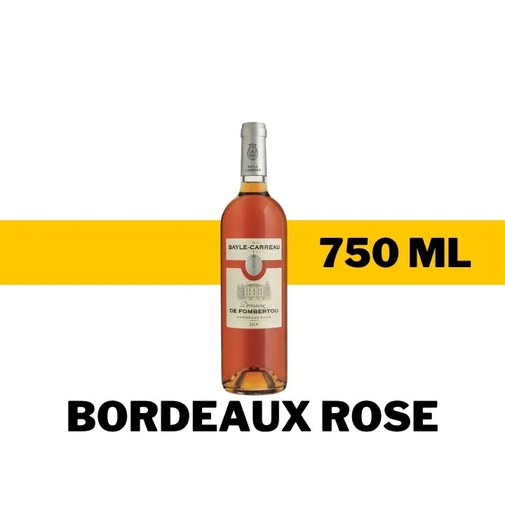 V.R.F. BAYLE CARREAU BORDEAUX ROSE 750 ML