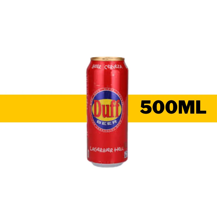 CERVEZA IMP DUFF LAGER 500 ML