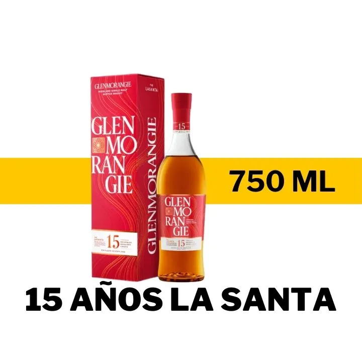 WHISKY GLENMORANGIE 15 AÑOS LA SANTA 750 ML