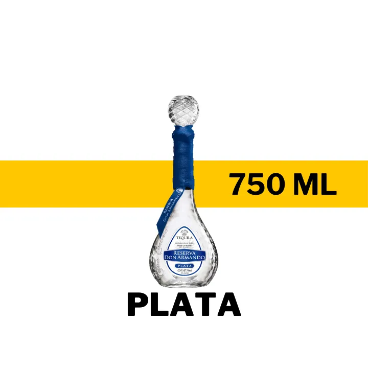 TEQUILA RESERVA DON ARMANDO PLATA 750 ML