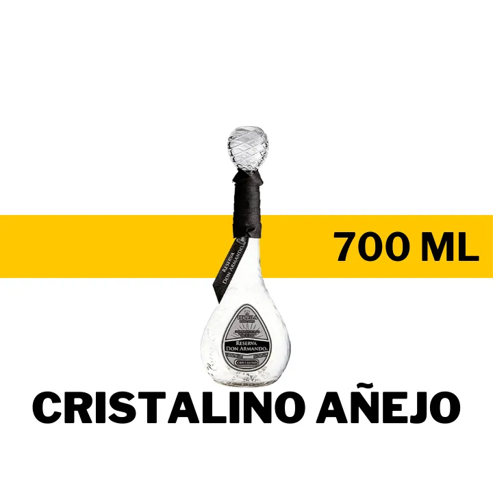 TEQUILA RESERVA DON ARMANDO CRISTALINO AÑEJO 750 ML
