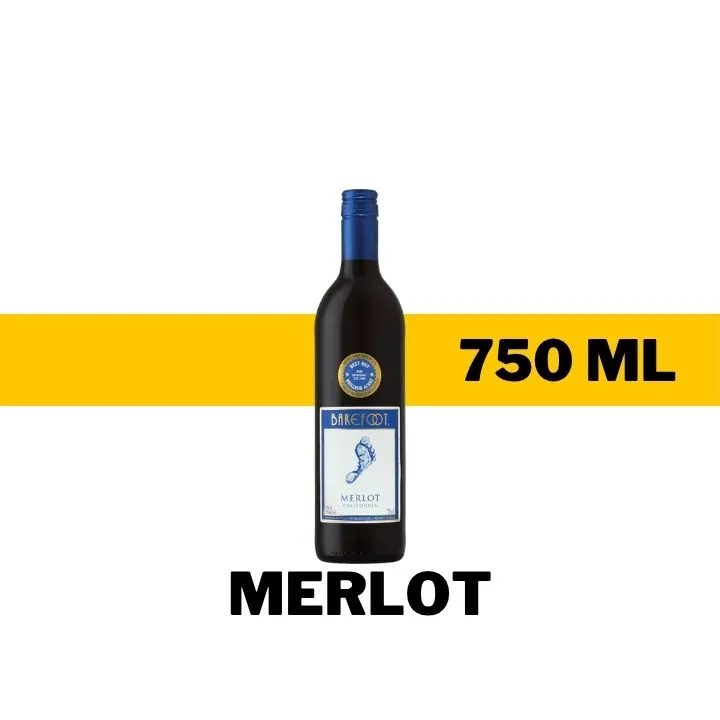 V.T.U. BAREFOOT MERLOT 750 ML