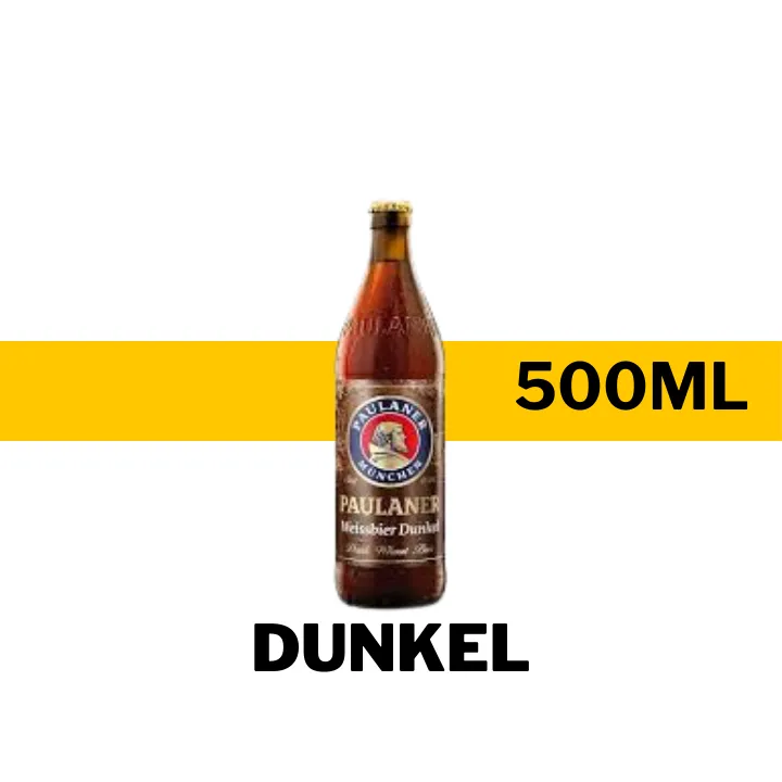 CERVEZA IMP PAULANER DUNKEL 500 ML - BOTELLA