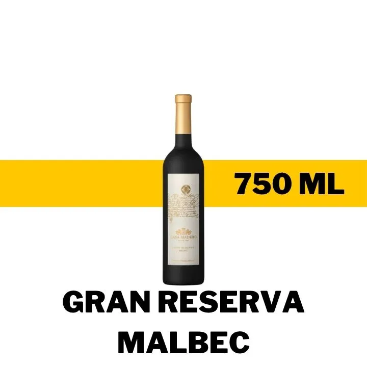 V.T.M. CASA MADERO GRAN RESERVA MALBEC 750 ML