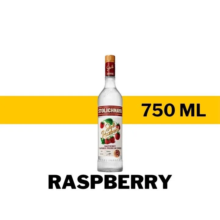 VODKA STOLICHNAYA RASPBERRY 750 ML 