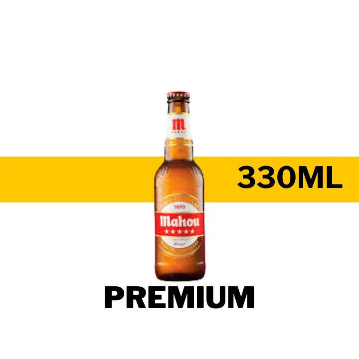 CERVEZA IMP MAHOU PREMIUM 5 ESTRELLAS 330 ML