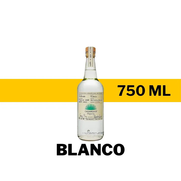 TEQUILA CASAMIGOS BLANCO 750 ML