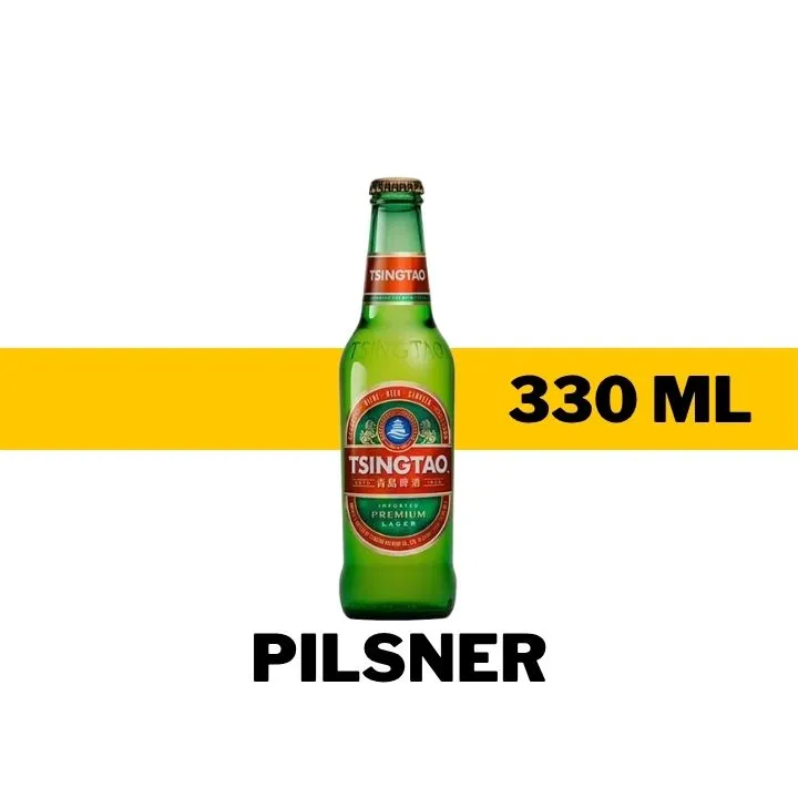 CERVEZA IMP TSINGTAO PILSNER 330 ML