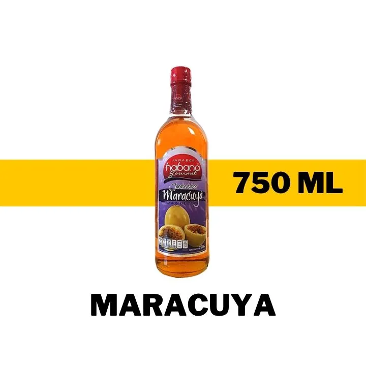 JARABE HABANA MARACUYA 750 ML