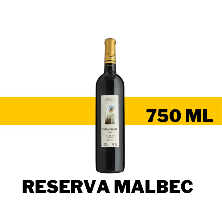 V.T.A. CARLA CHIARO RESERVA MALBEC 750 ML