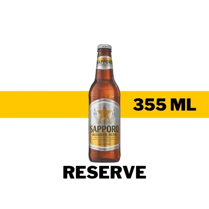 CERVEZA IMP SAPPORO RESERVE 355 ML - BOT