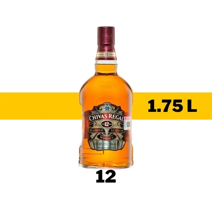 WHISKY CHIVAS REGAL 12 1.75 LITROS