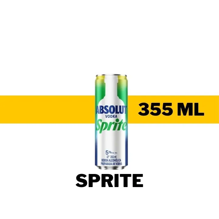 COOLER ABSOLUT C/SPRITE 355 ML