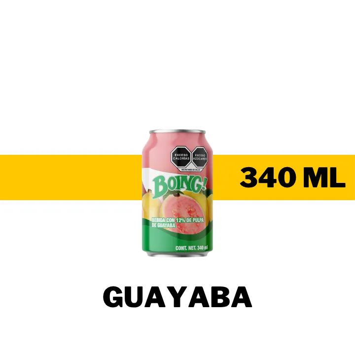 JUGO BOING GUAYABA 340 ML - LATA