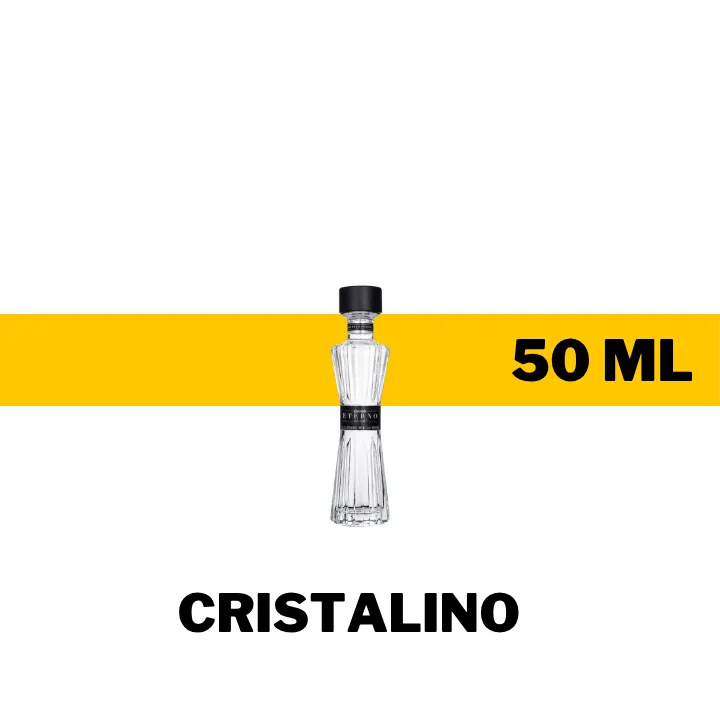 MINI TEQUILA CENTINELA ETERNO EXTRA AÑEJO CRISTALINO 50 ML