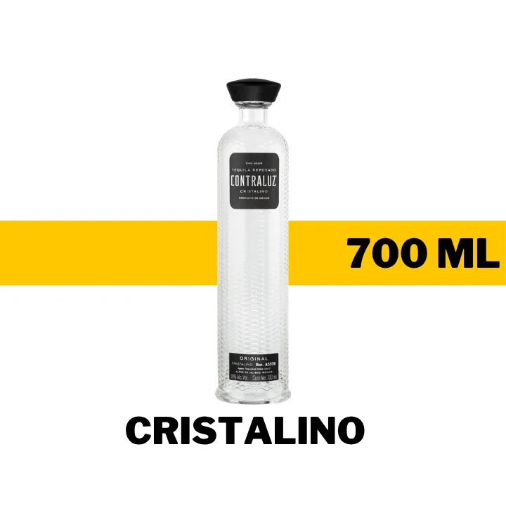 TEQUILA CONTRALUZ REPOSADO CRISTALINO 700 ML