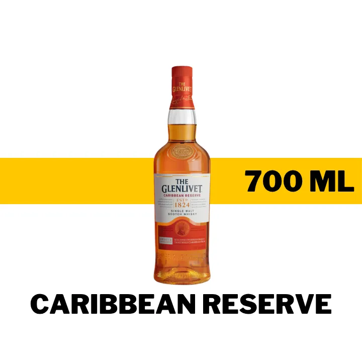 WHISKY THE GLENLIVET CARIBBEAN RESERVE 700 ML
