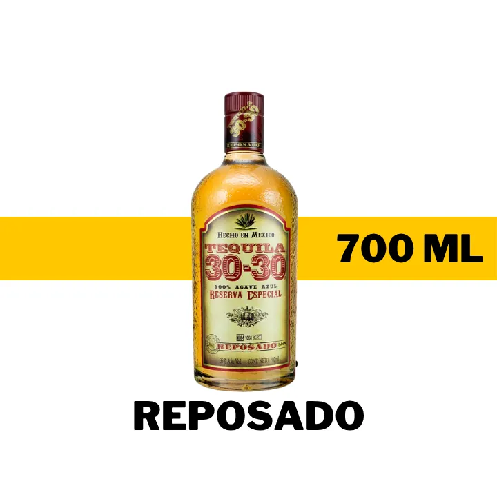 TEQUILA 30-30 REPOSADO 700 ML